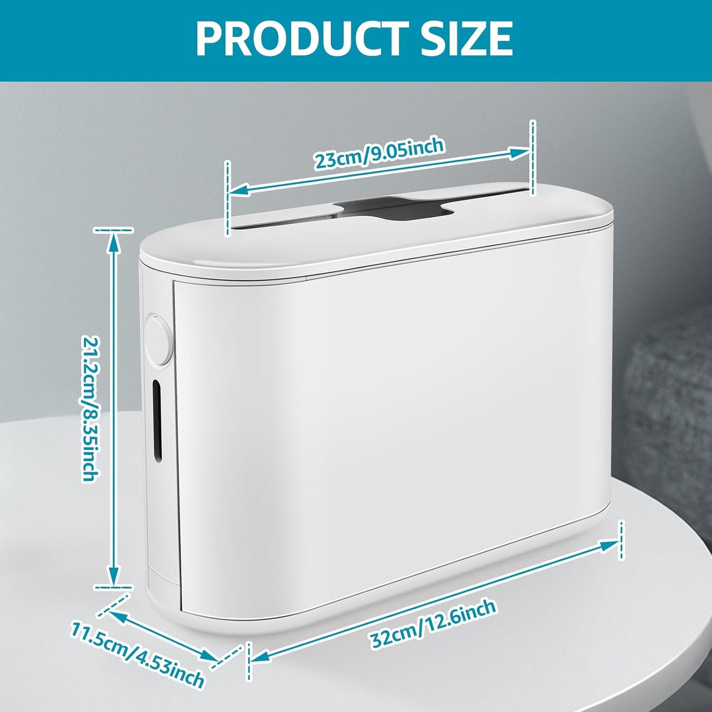 Abizarch Countertop 12.6"4.5" Commercial Paper Towel Dispenser, Large Non-Slip Bottom Napkin Dispenser, Multifold Paper