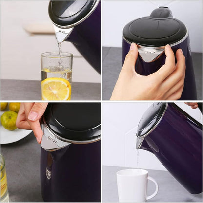 Operitacx Electric Tea Kettle Spout Cover Sleeve, Stainless Steel Pourers Spouts Caps Anti-splash Dispenser