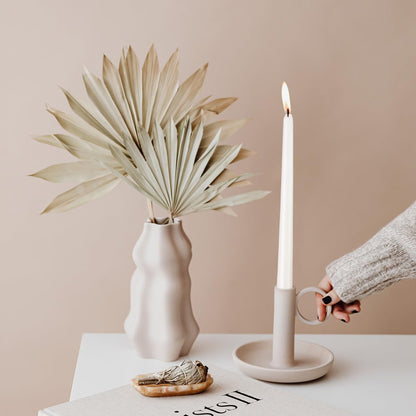 12 Pack White Taper Candles - Taper Candles 10 Inch Dripless, Smokeless & Unscented - 8 Hours Long Burning - Tall Candlesticks - Ideal for Weddings, Dinner Parties, Home Decor, Birthday Party