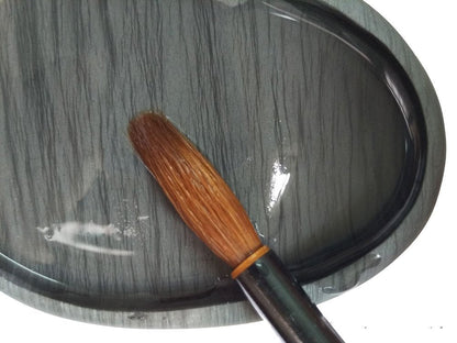 Easyou Hu Brush Chinese Brush for Regular Running Script of Calligraphy and Figure Flower Drawing Pure Wolf Hair(Weasel) 0.45 * 2.6cm(0.18"*1.02") mbdq S