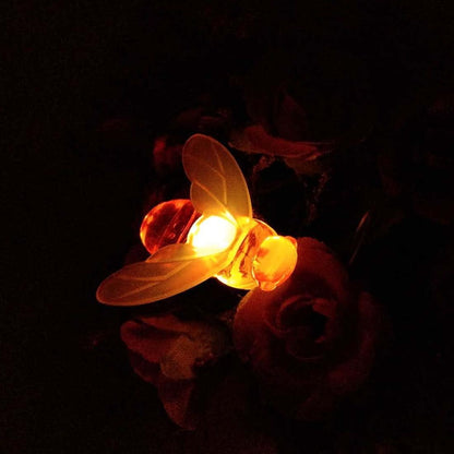 Honeybee Fairy String Lights, 40 LED 14Ft Battery Powered for Party, Wedding, Xmas, and Garden Decoration