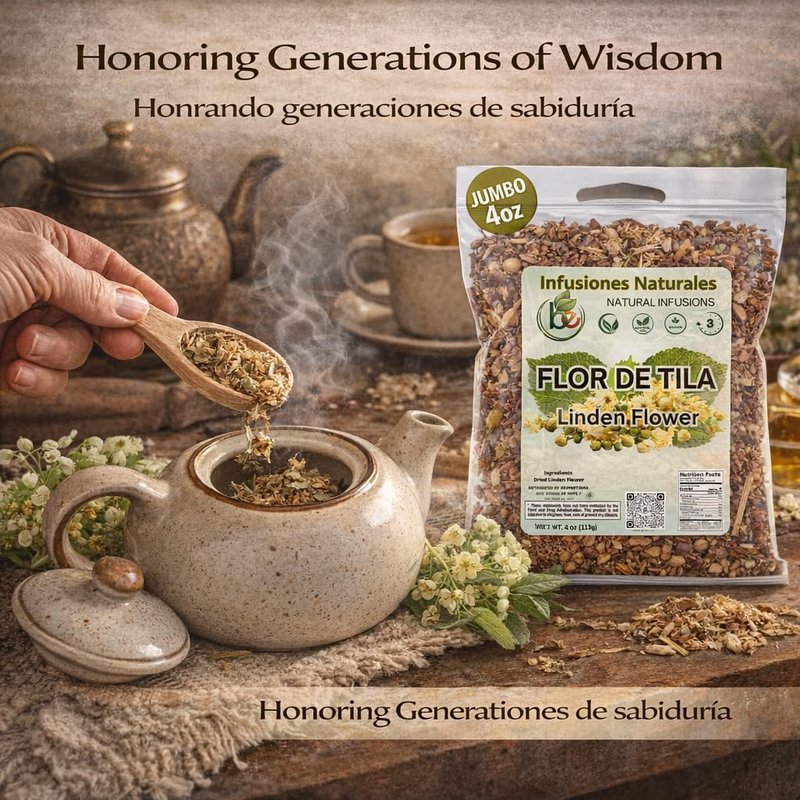Tila Seca Herbal Tea (4 oz) – 100% Natural Linden Flowers & Leaves (Ternstroemia lineata) – Traditional Relaxation & Nightly Comfort – Wildcrafted Loose Leaf – Caffeine-Free, Vegan, Non-GMO – Authentic by BEXPERTSUSA
