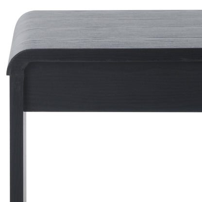 SAFAVIEH Home Collection - Arsenio Coffee Table, Black Finish with Lower Shelf (COF3100B)