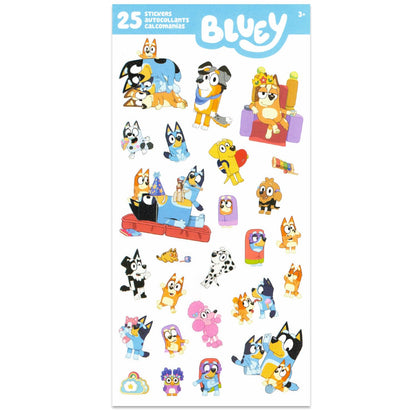 Bluey Fleece Blanket Set for Kids - Cozy Bundle with 45x60 Blanket for Home, Travel, and More Plus Stickers Soft Throw for Boys, Girls