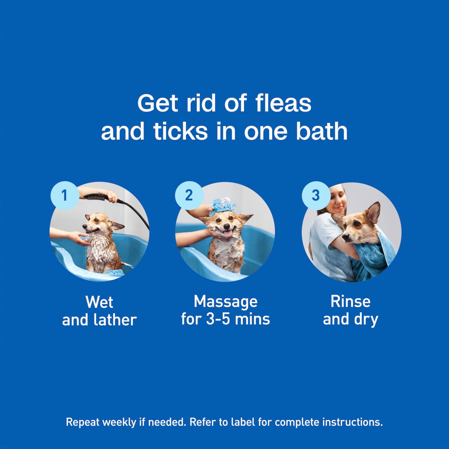 ADAMS Plus Flea & Tick Shampoo with Precor IGR for Cats, Kittens, Dogs & Puppies Over 12 Weeks Of Age, Sensitive Skin Flea Treatment, Kills Adult Fleas, Flea Eggs, Ticks, and Lice, 6 Ounces