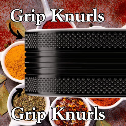 2 4 inch (2, 4 inches) Herb Grinders. Layer Grinder. aluminum alloy metal. Top and Bottom Only. NO Screen Catcher.