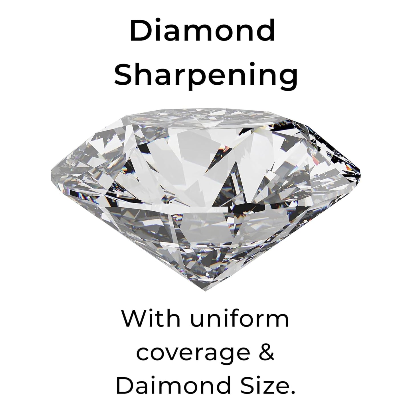 DMT D8F Dia-Sharp Bench Stone - Diamond Knife Sharpener for the Workshop, Jobsite or Kitchen - Fine - Flat Diamond Sharpening - Non-Slip Knife Sharpener- Made in the USA - 8 x 3 x 0.38 Inches