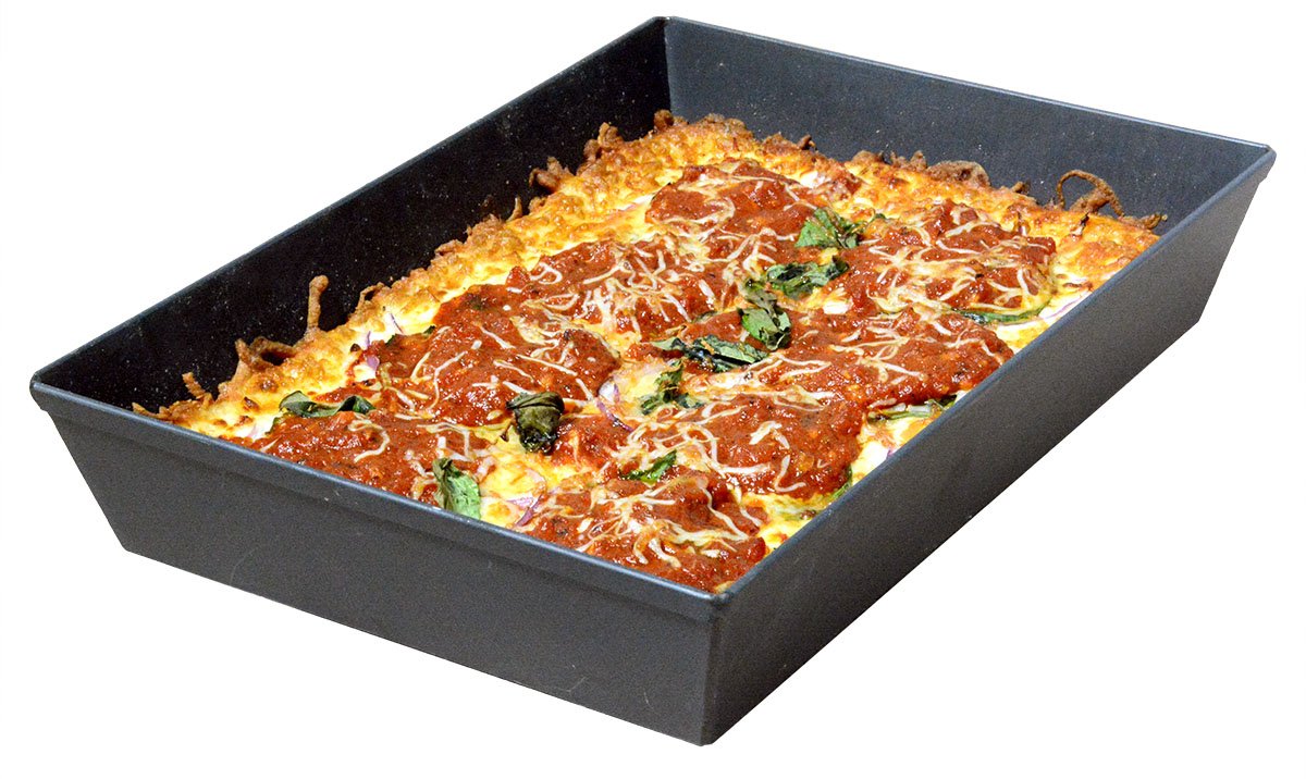 Lloyd Pans Detroit Style Pizza Pan 10 by 14 by 2.5 Inch -PSTK