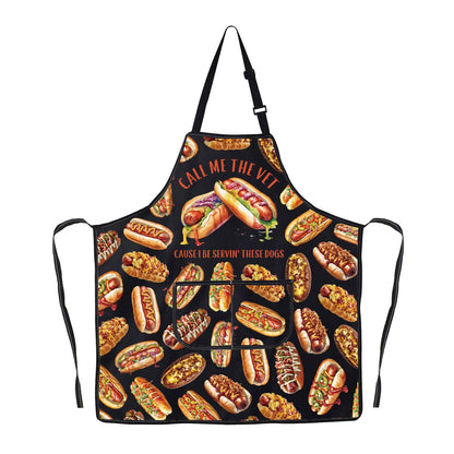 G2TUP Hot Dog Kitchen Apron Hots Dogs Cooking Apron Hots Dogs Maker Gifts Hot Dog Chef Apron Fast Food Lover Gifts (CALL ME THE ap)