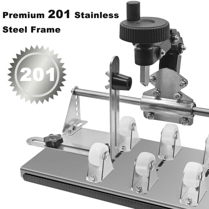 Smasener Wine Bottle Cutter,Glass Bottle Cutter Set, Wine Bottle Cutter Tools, Curved Glass Cutting Tool for Round and Square Bottles, [Stainless Steel 201]Bottle DIY Craft Kit