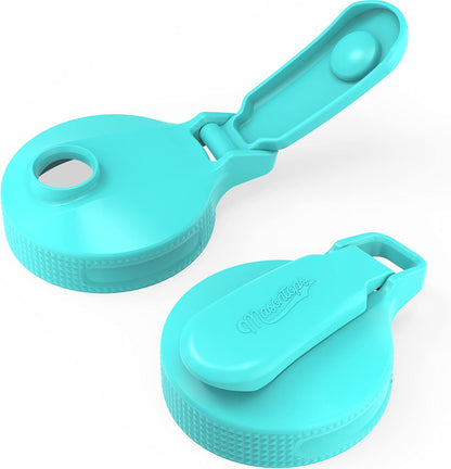 Masontops Multi Top - 2PK, Small Mouth Mason Jar Lids with Pour Spout and Flip Cap, Jar Not Included