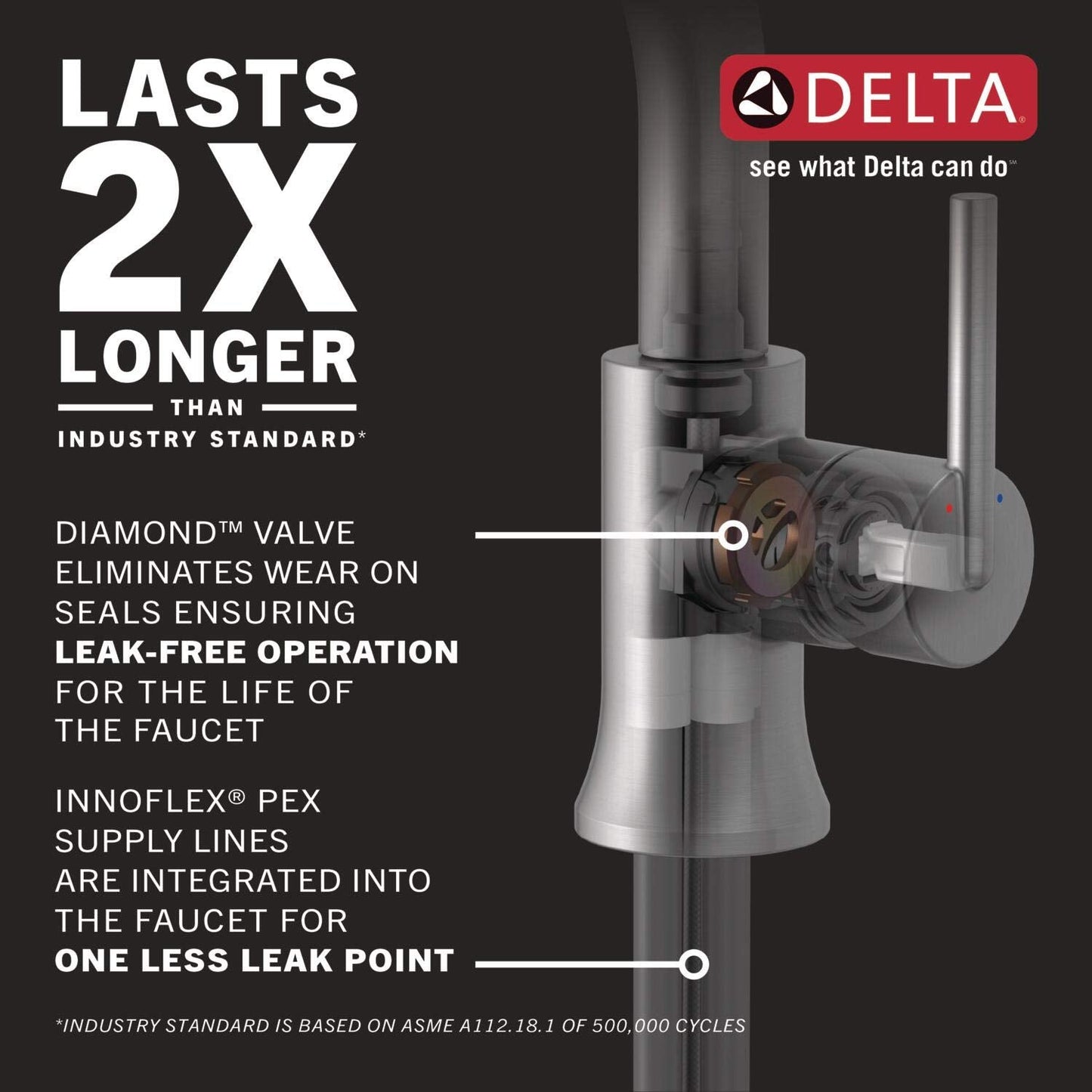 Delta Faucet Cassidy Pull Out Kitchen Faucet, Polished Nickel Kitchen Sink Faucet, Kitchen Faucet with Pull Out Sprayer, Magnetic Docking Spray Head, Polished Nickel 4197-PN-DST