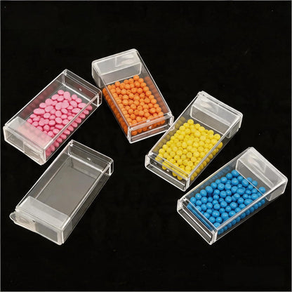 MANCHAP 120 Grids Diamond Storage Containers, Art Craft Beads Organizer Box for Beads, Rhinestones, Painting
