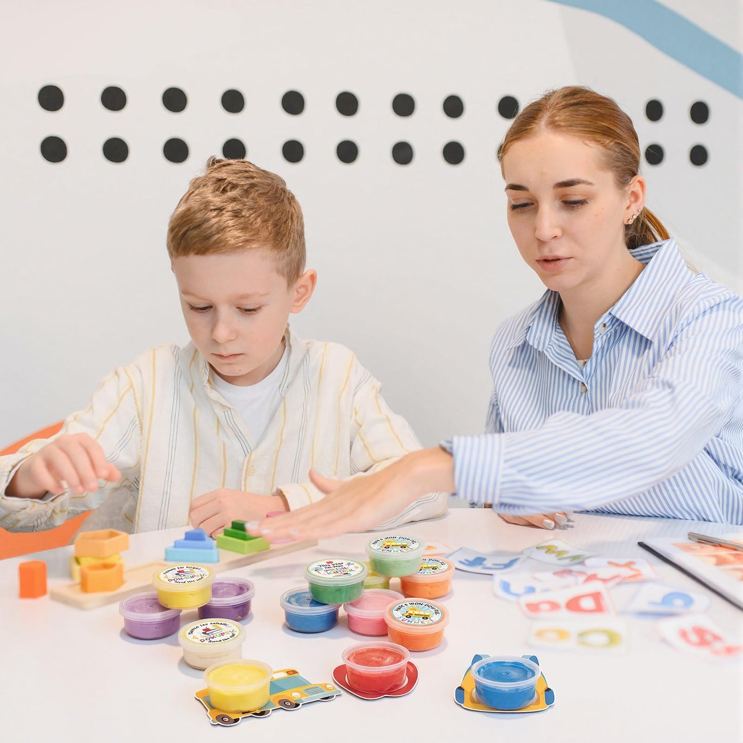 Watersay 32 Pack End of School Year Student Gifts Bullk from Teacher Air Dry Modeling Clay for Kids Last Day of School Cards Summer Graduation Gifts Preschool Kindergarten Classroom Prizes
