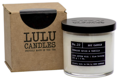 Lulu Candles | Jasmine & Apple | Smells Fresh & Fruity | Luxury Scented Soy Jar Candle | Hand Poured in The USA | Highly Scented Long Lasting (6 Oz.)