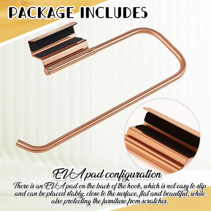 12.4 Inches Gold,1 Yaocom Cabinet Door Paper Towel Holder Camper Under Sink No Drilling Paper Towel Storage