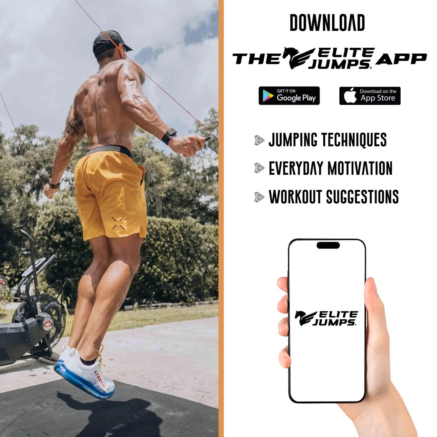 Elite SRS Beaded Jump Rope Adult For Fitness - Beaded Heavy Skipping Rope for Exercise - Unbreakable Long Handles and Shatterproof Beads - Designed for Beginners or Pros - Heavy Beaded Exercise Jump