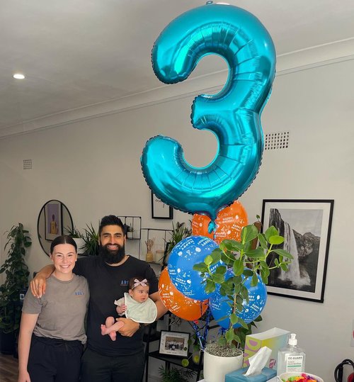 Light Blue Number 3 Balloon - 40 Inch 3rd Birthday Celebration Supplies for Kids & Adults