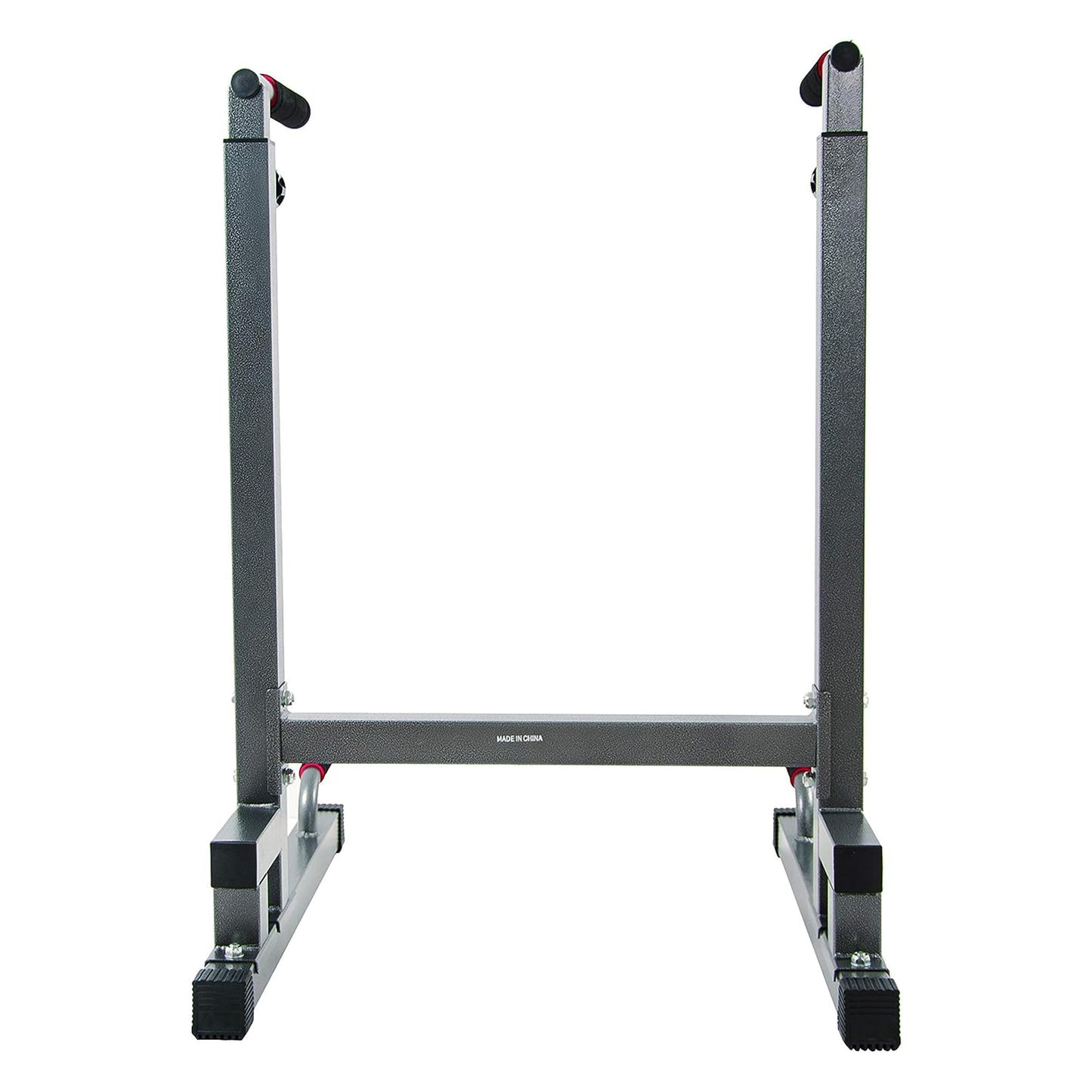 BalanceFrom Steel Frame Dip Station with Adjustable Height, 500 Pound Weight Capacity – Upper Body Workout Home Gym Equipment for Triceps, Push & Pull Ups, Leg Raises, and Bench Press