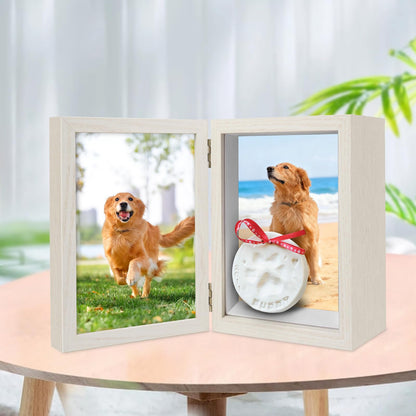 5x7 Pets Memorial Shadow Box Frame Dogs Memorial Picture Frame for Pets Paw Print Display Keepsake, Pet Memorial Keepsake Frames for Cats Dogs Pawprints, Memorial Sympathy Gifts for Loss of Dog Cat