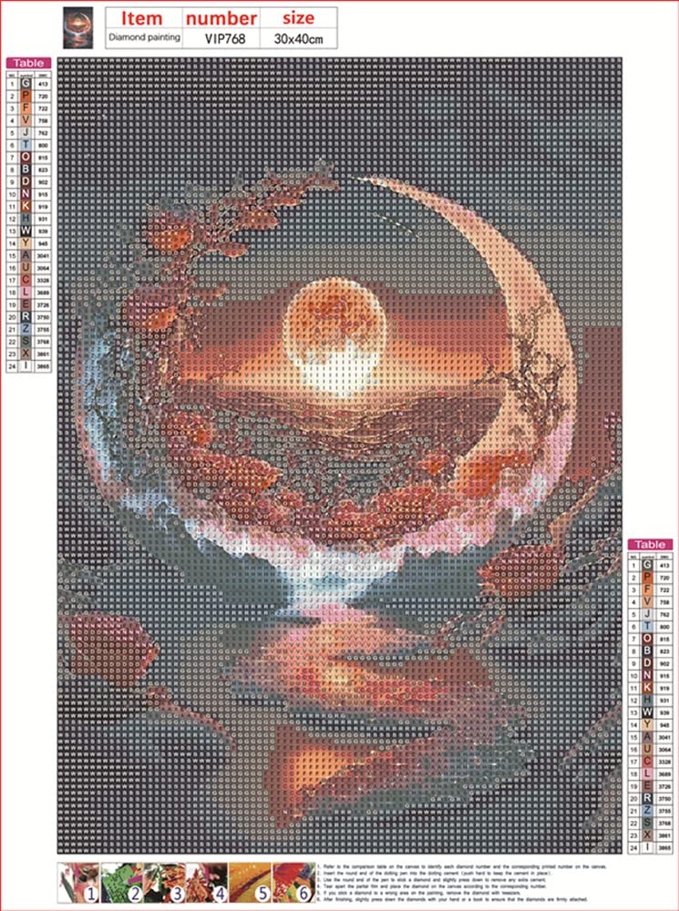 Pimio 5D DIY Diamond Art Painting Kits,Round Full Drill Seaside Sunset Diamond Art Kits for Adults Beginner, Perfect for Home Wall Decor and Gift(12x16inch)