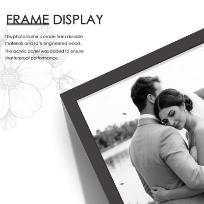 DUENPY 11 Pack Picture Frames Collage Wall Decor Set, Multi-Size Photo Frames for Wall Mounting, Gallery Wall Picture Frames Kit with 2pcs 16x20, 4pcs 11x14, 3pcs 8x10, 2pcs 5x7, Black Frame Sets