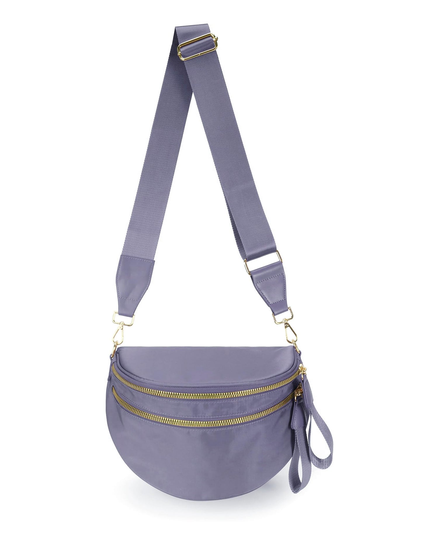 Spacious Nylon Crossbody Bag Bum Bag Handbags Wallets Purses Trendy Shoulder Bag for Women