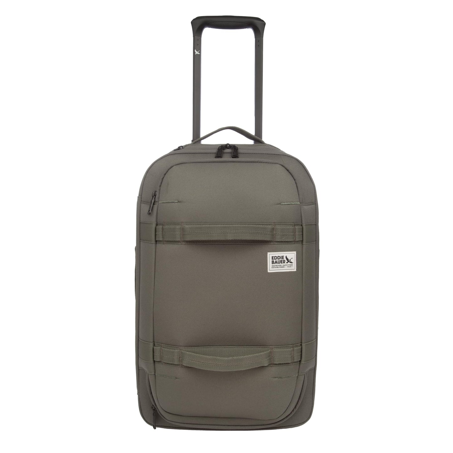 Eddie Bauer Excursion Traveling 22 Rolling Duffel Bag with Lightweight Telescopic Handles and Rugged Wheels - 40L, Spruce