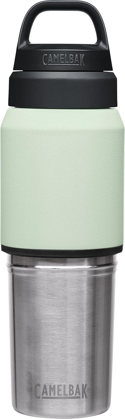 CamelBak MultiBev Insulated Water Bottle & Travel Cup, Stainless Steel