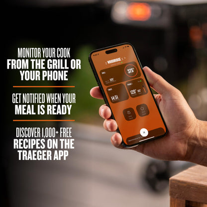 Traeger Grills Woodridge Electric Wood Pellet Grill and Smoker, Wi-Fi Temperature Control up to 500 Degrees, 860 Sq. In. Cooking Capacity, 6-in-1 for Outdoor Grilling, Smoking, and BBQ, TFB86MLH