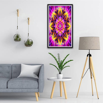 ZHUMUTO Large 5D Diamond Art Painting Kits for Adults,15.7x27.5inch Mandala A DIY Full Round Drill Diamond Dots Large Size,Big Gem Art and Crafts for Home Wall Decor Gifts