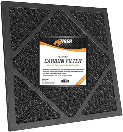 Tiger Tough HEPA 500 Activated Carbon Filter for Air Scrubbers - 16 x 16 x 1