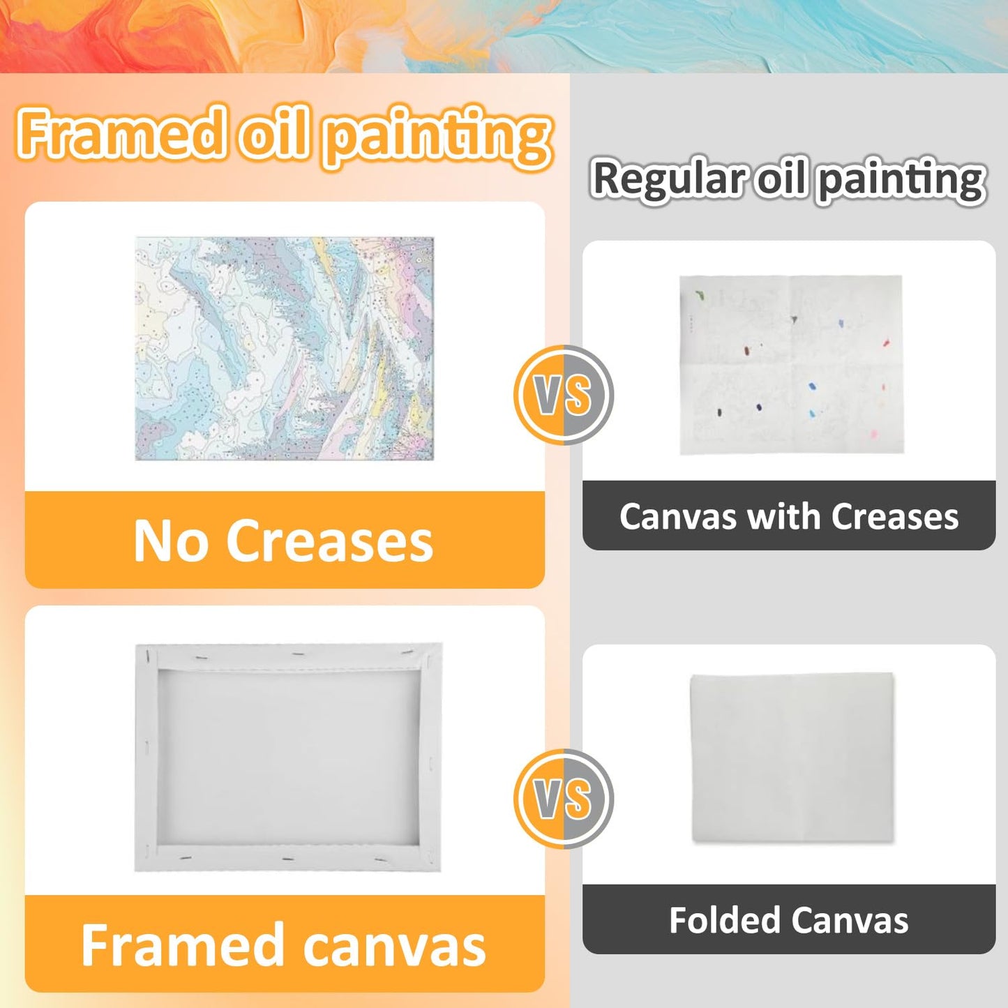 4 Pack Paint by Numbers Kit for Adults with Wooden Frames, Dragonfly Butterfly Bee Bettle Paint by Number for Adults Beginners, Paint by Numbers on Canvas Acrylic for Home Wall Art Decor 9.8x13.7 Inch