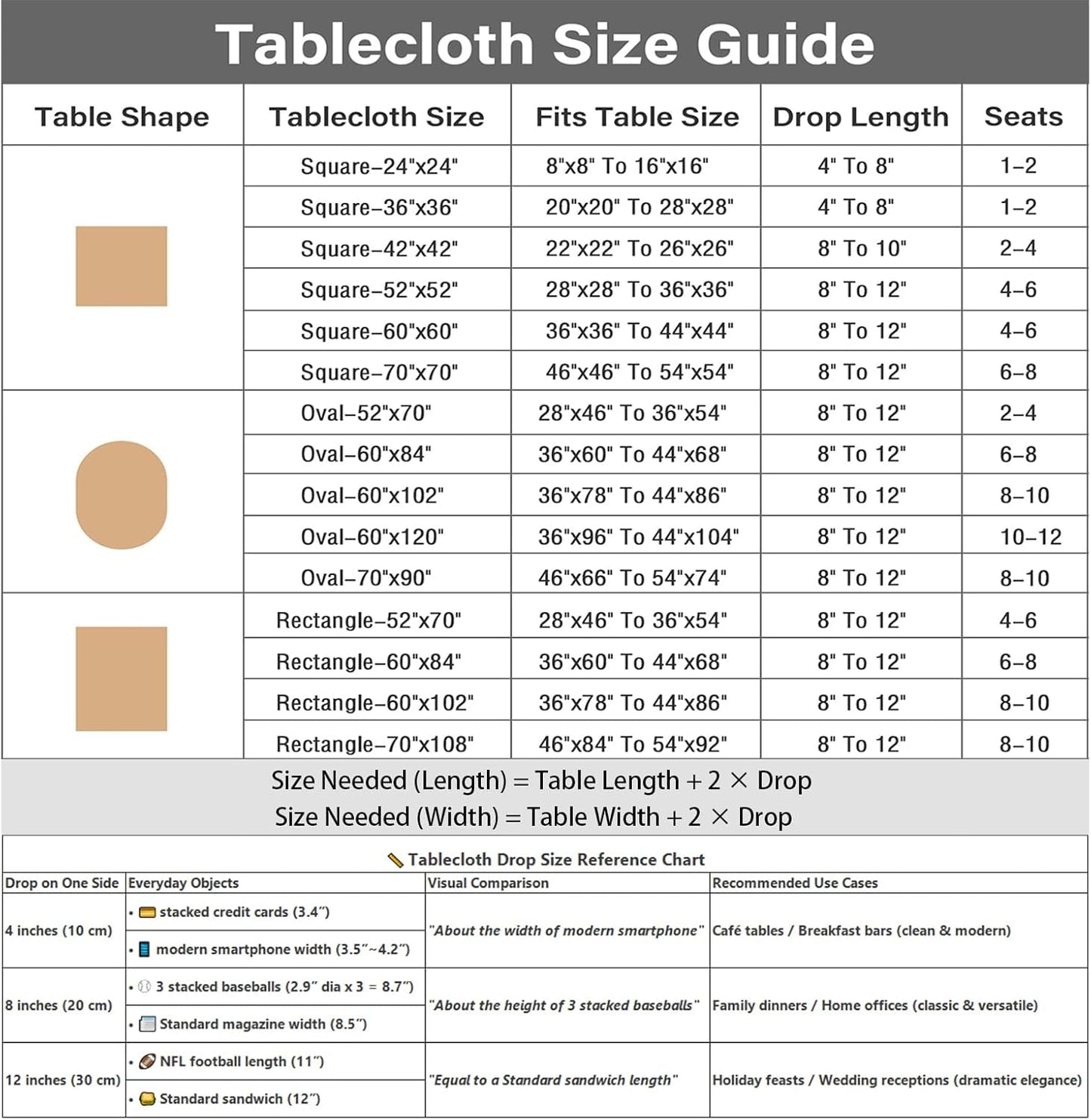 24x24 inch, NEWISHER Pink Square Tablecloth Heavy Duty Polyester Fabric Table Cloth, Washable Solid Reusable Table