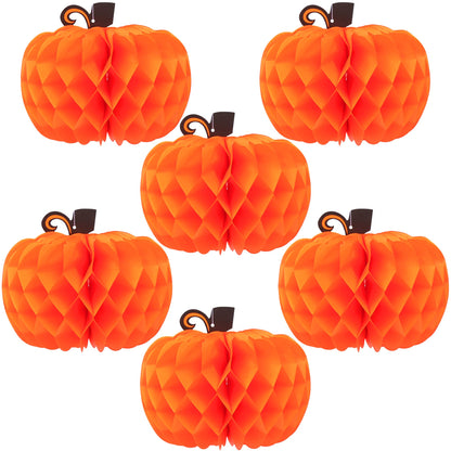 KatchOn, Pumpkin Table Centerpieces And Thanksgiving Wooden Cutout Sign Set – Pack of 14 | Honeycomb Paper Pumpkins And Thankful Blessed Grateful Word Signs For Thanksgiving Table And Fall Decorations