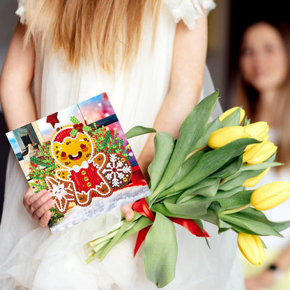 EOYDKAP Diamond Painting Christmas Cards 12 Pack Greeting Cards Blank Inside Christmas Card with Envelopes