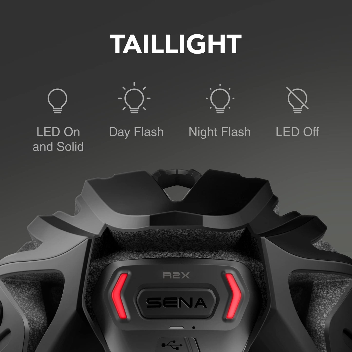 Sena R2 / R2 EVO / (Alexa Built-in) only R2X, Smart Bluetooth and Mesh Intercom Communications Road Cycling Helmet
