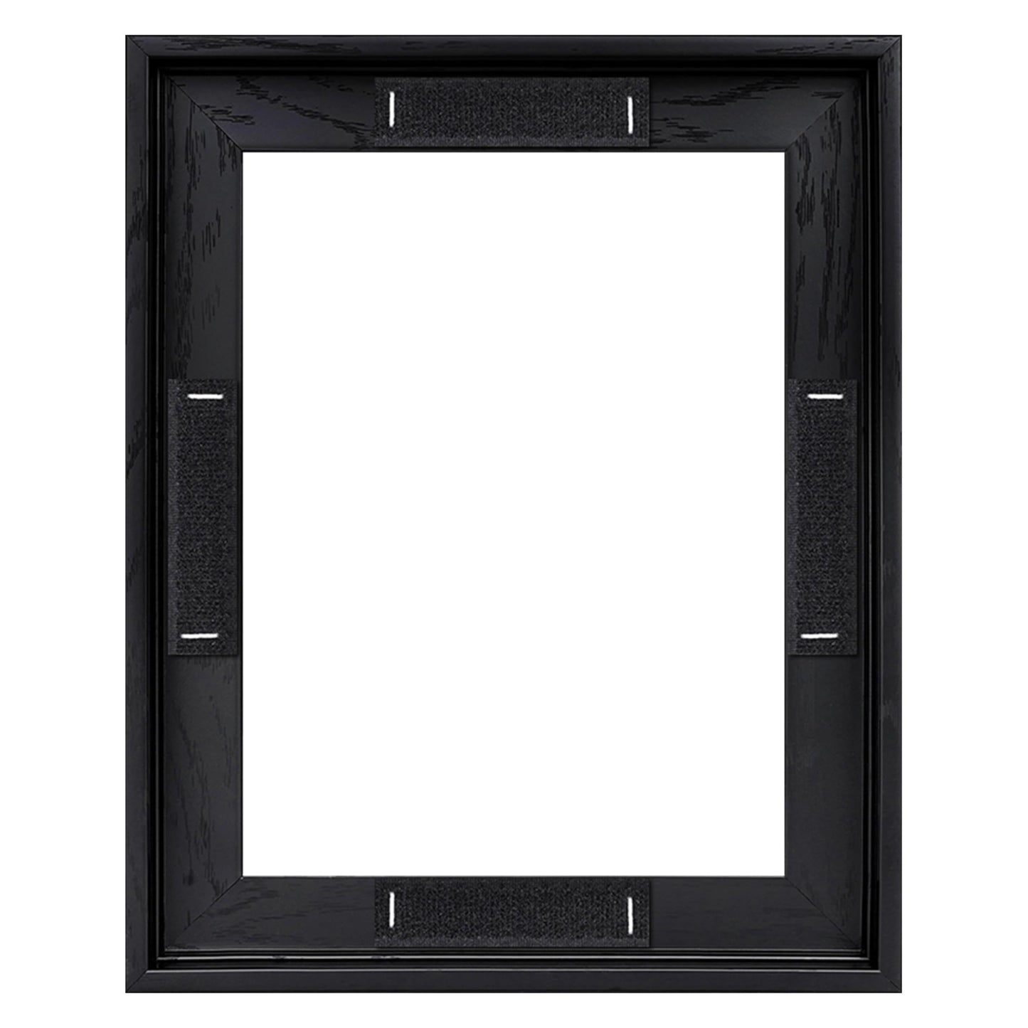 CCPEAR 8x10 Canvas Frame, Black Floating Frames for Finished Canvas Painting, Vertical or Horizontal Wall Hanging Floater Frame with Adhesive Velcro for wall Art, 1 Pack.