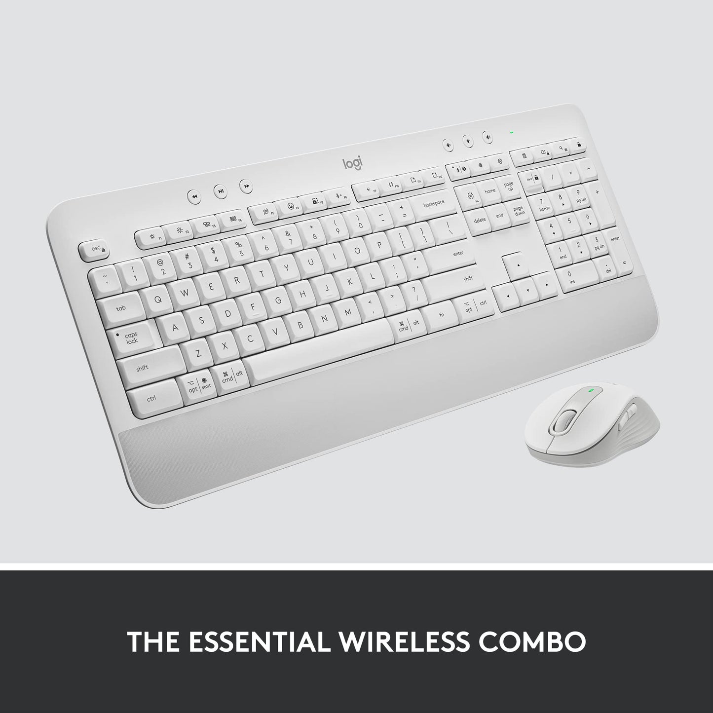 Logitech Signature MK650 Combo for Business, Wireless Mouse and Keyboard, Logi Bolt, Bluetooth, SmartWheel, Globally Certified, Windows/Mac/Chrome/Linux - Graphite