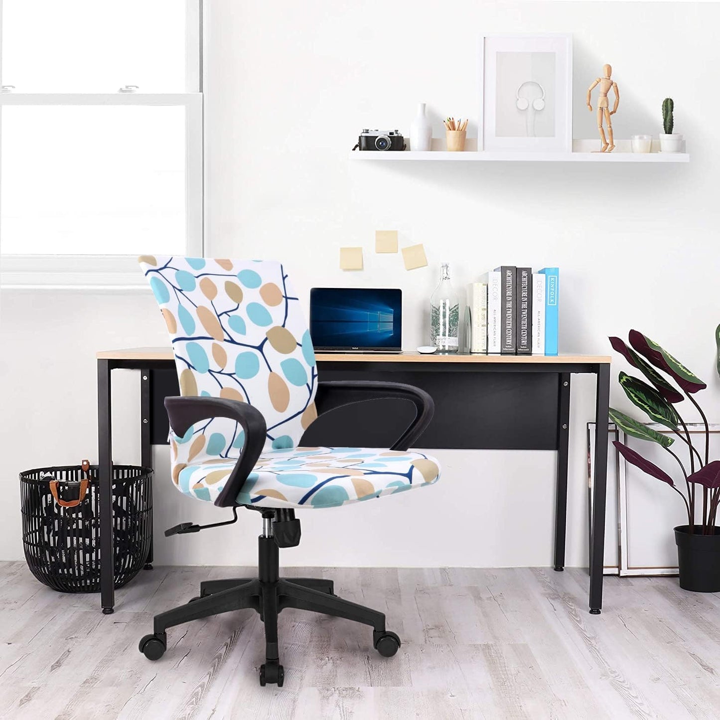 Office Chair Cover, Computer Ergonomic Slipcover, Mid Back Chair Covers (Chair not Included)