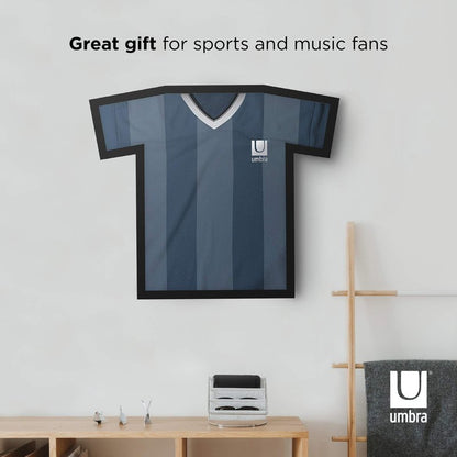 Umbra T-Frame, Unique T-Shirt Display Case to Showcase Adult Sized T-Shirts (Small to Large), Black