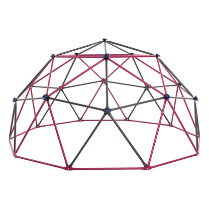 Lifetime 91088 Geometric Dome Climber Jungle Gym, 5.5' High x 11' Wide, Berry & Brown, 66-Inch