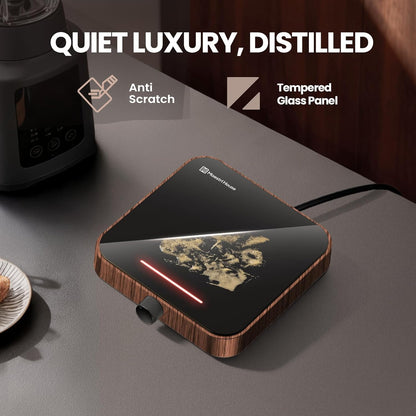 3-Temp Settings,Auto Maestri House Mug Warmer, Electric Coffee Cup Warmer for Desk with Shut Off, Constant Temperature