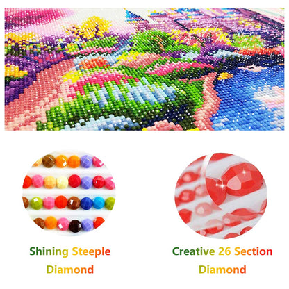 Diymood DIY 5D Diamond Painting Kits for Adults Pirate Ship - Diamond Art Kits for Adults Boat | Full Drill Round | Crystal Mosaic Picture | Beginner | Home Wall Decor | 16x20 inch