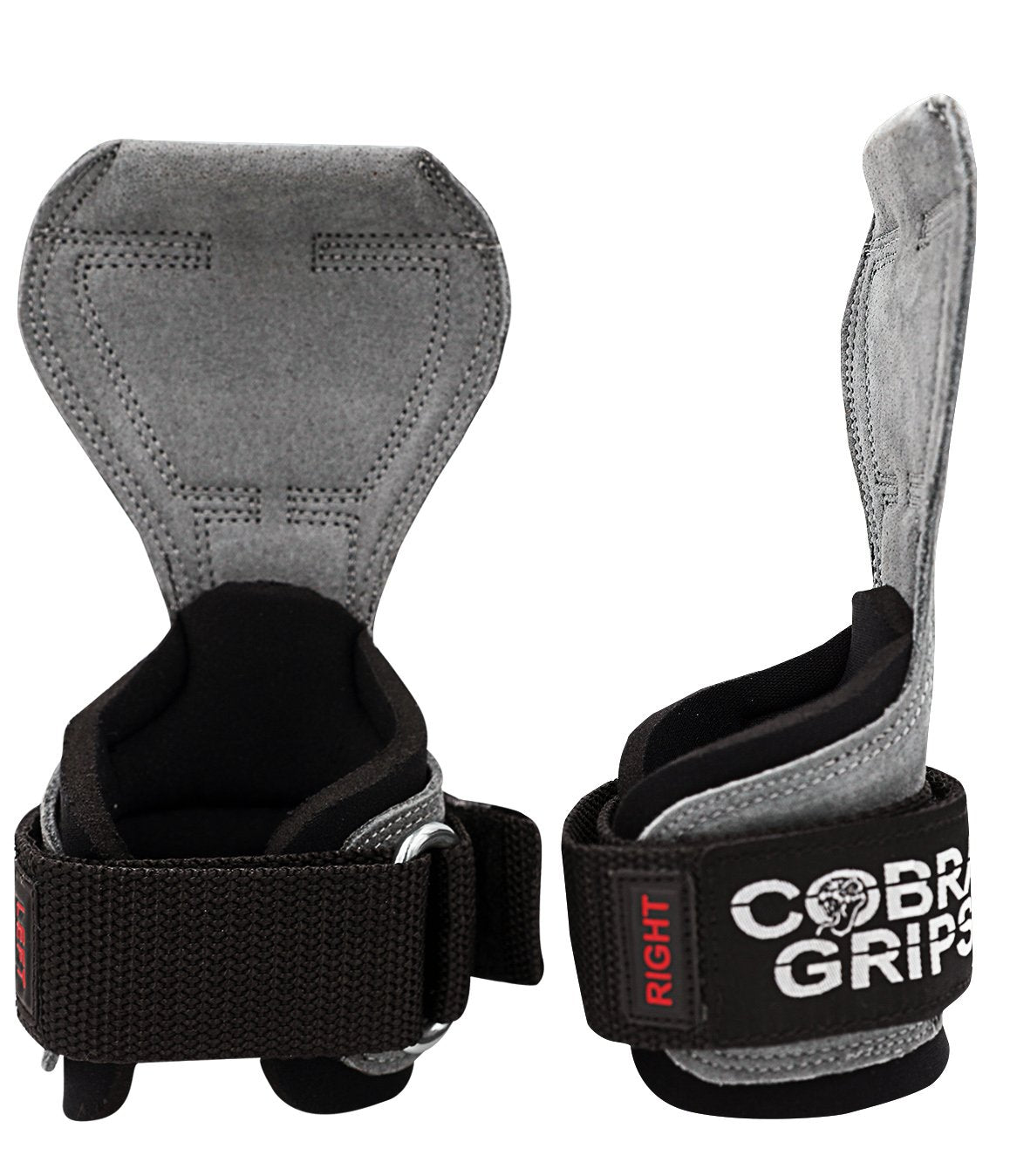 Cobra Grips PRO Weight Lifting Gloves Heavy Duty Straps Alternative Power Lifting Hooks for Deadlifts Adjustable Neoprene Padded Wrist Support Bodybuilding