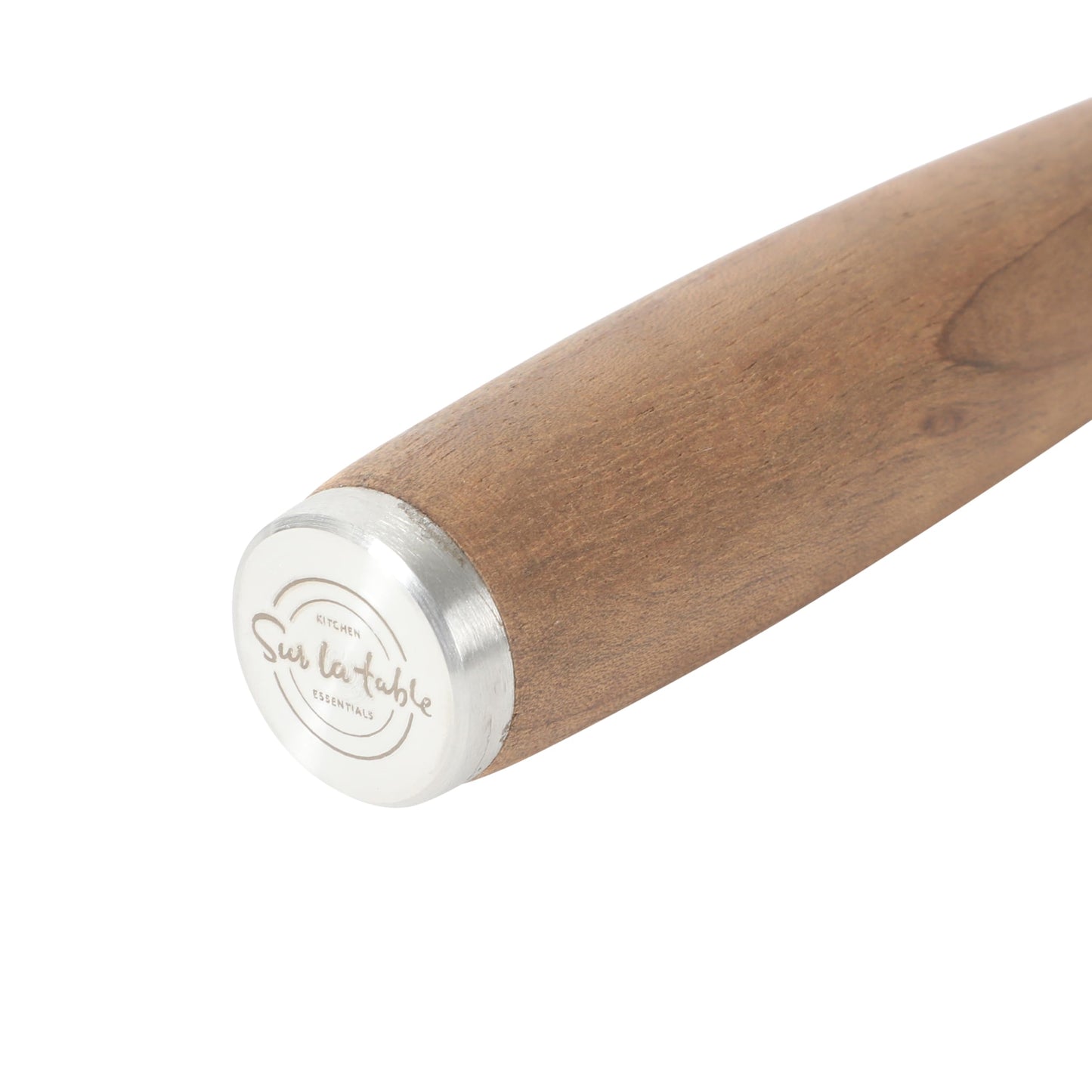 Sur La Table Kitchen Essential Walnut & Co. Stainless Steel W/Walnut Handle 5.5 Inch Mesh Strainer and Sifter