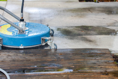 Pressure-Pro 18" Surface Cleaner for Pressure Washer – 4500 PSI, 5 GPM, 180°F Hot Water Rated, 3/8" Quick Connect, Dual Handle w/Wheels, Commercial Driveway & Patio Cleaner