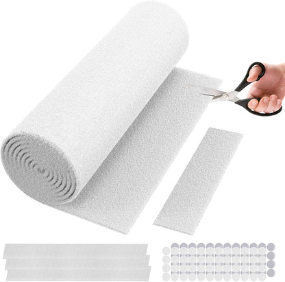 20" 120" 8 48Pcs x Cut to Size Air Filter Material, MERV Triple Air Vent Filters, HVAC Furnace Filters Kit Vent Filter