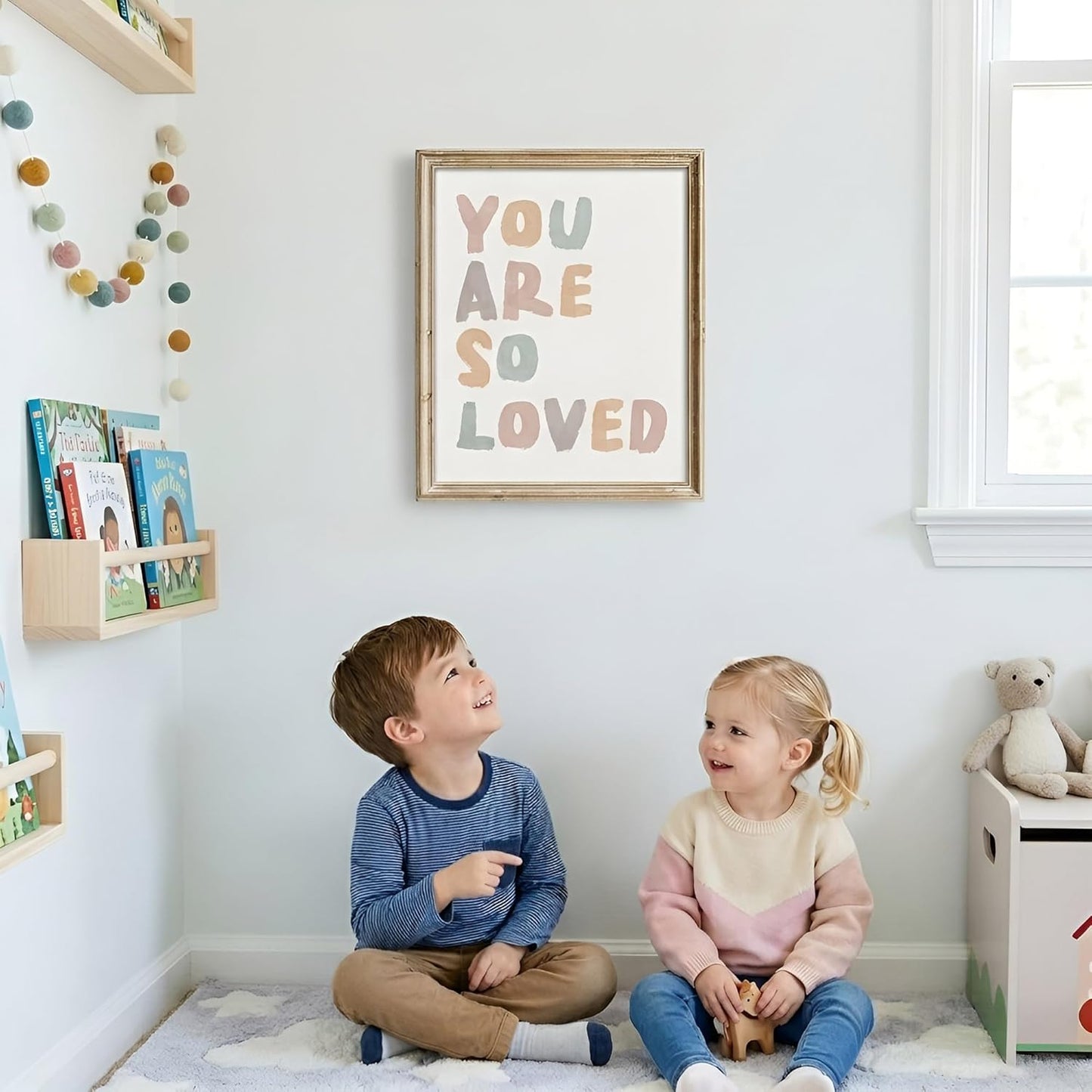 8x10 DREAM BIG PRINTABLES You Are So Loved Art Print - (Unframed) | Kids Wall Decor for Bedrooms, Classrooms