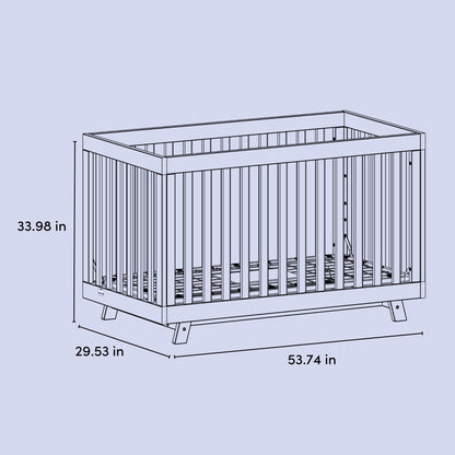 Storkcraft Beckett 3-in-1 Convertible Crib – GREENGUARD Gold Certified, Fits Standard Crib Mattress, Converts to Toddler Bed and Daybed, 4 Mattress Heights, Grow-with-Me Design (Driftwood)